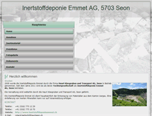 Tablet Screenshot of inertstoffdeponieemmet.ch